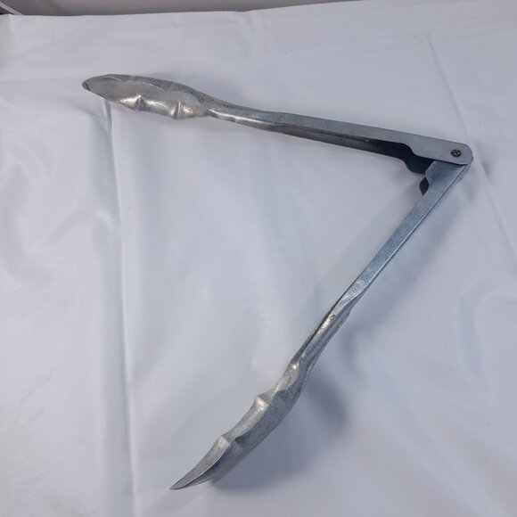 Coca-Cola Ice Tongs Aluminum Embossed Drink In Bottles St. Paul Coke 1940's - Picture 5 of 13